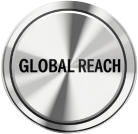 Badge for global rækkevidde
